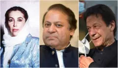 ਬੇਨਜ਼ੀਰ ਭੁੱਟੋ, ਨਵਾਜ਼ ਸ਼ਰੀਫ਼ ਅਤੇ ਇਮਰਾਨ ਖਾਨ