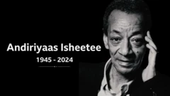 Pirof. Andiriyaas Isheetee torban dura boqotan