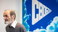 Эрик Булатов в Ельцин Центре на открытии персональной выставки «Свобода есть. Графика 1955-2018» 