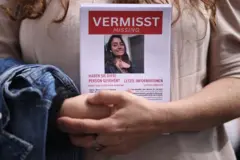 Un cartel de búsqueda de María Fernanda Sánchez 