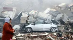 Uharibifu baada ya tetemeko 