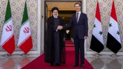 Kunjungan Presiden Iran, Ebrahim Raisi ke Damaskus adalah yang pertama sejak perang Suriah dimulai.