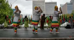 ጁንኮ ያማማቶ ጉራጊኛ ጭፈራ ላይ
