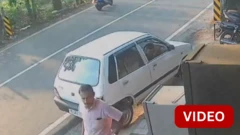  பின்நோக்கி சென்ற கார் - என்ன நடந்தது?