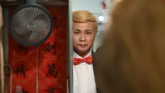 Лунг Кунтін у цій постановці грає роль Трампа