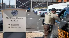 امریکی صدارتی انتخاب 2024: ایریزونا میں ووٹوں کی گنتی کے مرکز پر اتنی سخت سکیورٹی کیوں؟