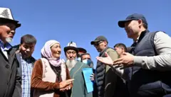 Садыр Жапаров Чоң-Алайда