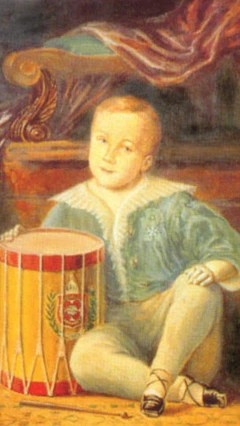 D. Pedro 2º aos 4 anos