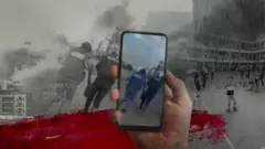 صورة لصحفيين يحاولون توثيق الحرب 