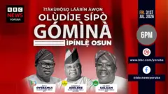 Asia to ṣafihan awọn oludije sipo gomina nipinlẹ Osun