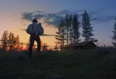 Cena do filme Sonhos de Trem.