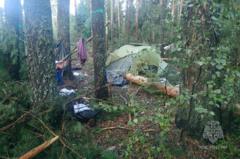 Палаточный лагерь после урагана