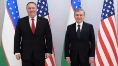 Майк Помпео ва Шавкат Мирзиёев
