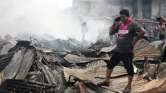 তিরিশ বছরের পুরনো ব্যবসা প্রতিষ্ঠান পুড়ে গেছে কাইয়ূমের