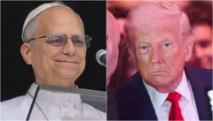 Папа римский Лев XIV и Трамп