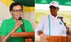 Donatile Mukabalisa ukuriye PL na Vincent Biruta ukuriye PSD