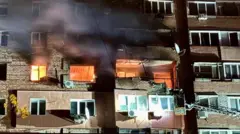 Пострадавший дом в Днепре