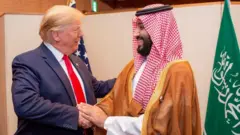 سعودي ولیعهد محمد بن سلمان او ولسمشر ډونلډ ټرمپ