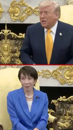 tramp i premijerka japana