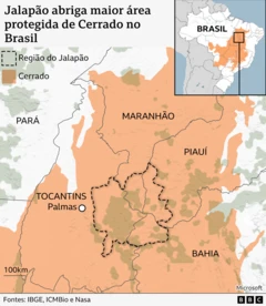 Mapa do Jalapão