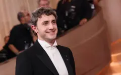 2026年1月11日、カリフォルニア州ビバリーヒルズのビバリー・ヒルトン・ホテルで開催された第83回ゴールデン・グローブ賞授賞式に出席するアイルランド人俳優ポール・メスカル(写真提供:マイケル・トラン/AFP、ゲッティイメージズ経由)--