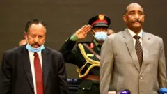 በቁጥጥር ስር የዋሉት ጠቅላይ ሚኒስትር ሐምዶክ እና የአስቸኳይ ጊዜ አዋጁን ያወጁት ጄነራል አል ቡርሐን