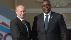 Poutin na Macky Sall, mu nama ya G20 i Saint Petersbourg mu Burusiya mu 2013