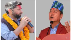 राजेन्द्र लिङ्देन र रवि लामिछाने 