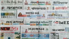 ঢাকা থেকে প্রকাশিত সংবাদপত্র