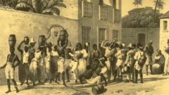 Escravos urbanos coletando água no Brasil da décadacomo funciona casa de apostas1830