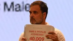 ராகுல் காந்தி, காங்கிரஸ், தேர்தல் ஆணையம், வாக்காளர் முறைகேடு