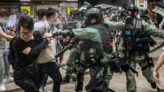 Protes di Hong Kong akhir pekan lalu