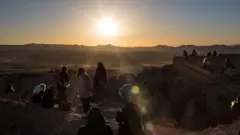 Kapadokya'da gün batımı