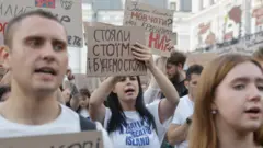 Акция с требованием уволить Сырского в Киеве 20 июля