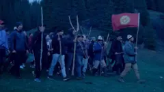 "Мекен" тасмасынан алынган кадрлар
