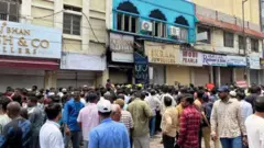 குல்சார் ஹவுஸ் கட்டடத்தில் தீவிபத்து 