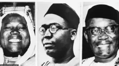 Oloogbe Ahmadu Bello, Oloogbe Obafemi Awolowo ati Oloogbe Nnamdi Azikiwe