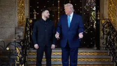 Trump przyjął Zełenskiego na spotkaniu i prywatnym lunchu w swojej rezydencji Mar-a-Lago na Florydzie 28 grudnia 2025 roku