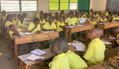 Mu cyumba cy'ishuri kuri Paysanat ushobora gusangamo abanyeshuri bagera kuri 90