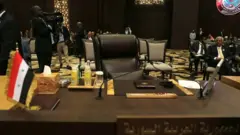 (أرشيف) مقعد سوريا في قمة لجامعة الدول العربية