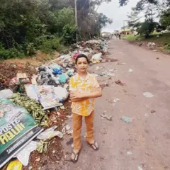João quando organizou protestos contra descarte irregular de lixo, há dois anos