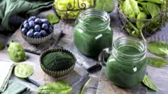 Unos batidos con espirulina
