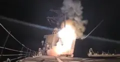 ABD Savunma Bakanlığı, askeri bir gemiden füze fırlatıldığını gösteren kısa bir video yayımladı.