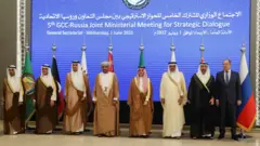 لافروف ونظراؤه بمجلس التعاون الخليجي