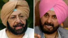 ਨਵਜੋਤ ਸਿੱਧੂ, ਕੈਪਟਨ ਅਮਰਿੰਦਰ ਸਿੰਘ
