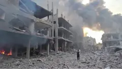 Rubble in Jabalia