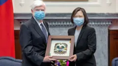 蔡英文會見陶德