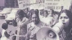 ১৯৭১ সালের তেসরা এপ্রিলে লন্ডনে বাঙালি নারীদের প্রথম মিছিল