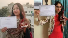 बीबीसीच्या अनघा आणि वंदना यांचा लाडली पुरस्काराने सन्मान