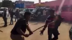 Police lathicharge